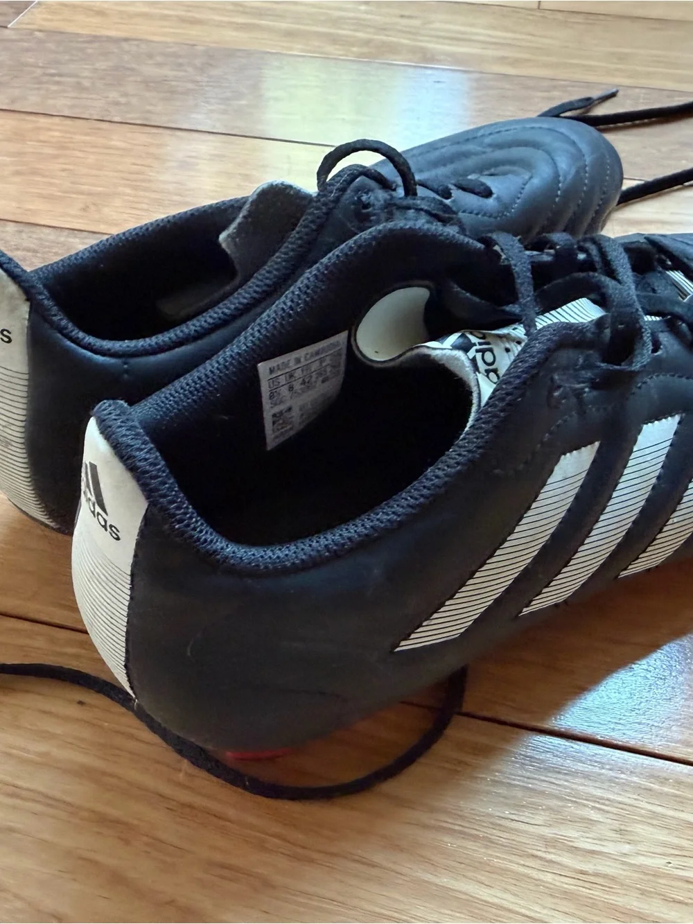 Adidas Soccer Shoes and Shin Guards